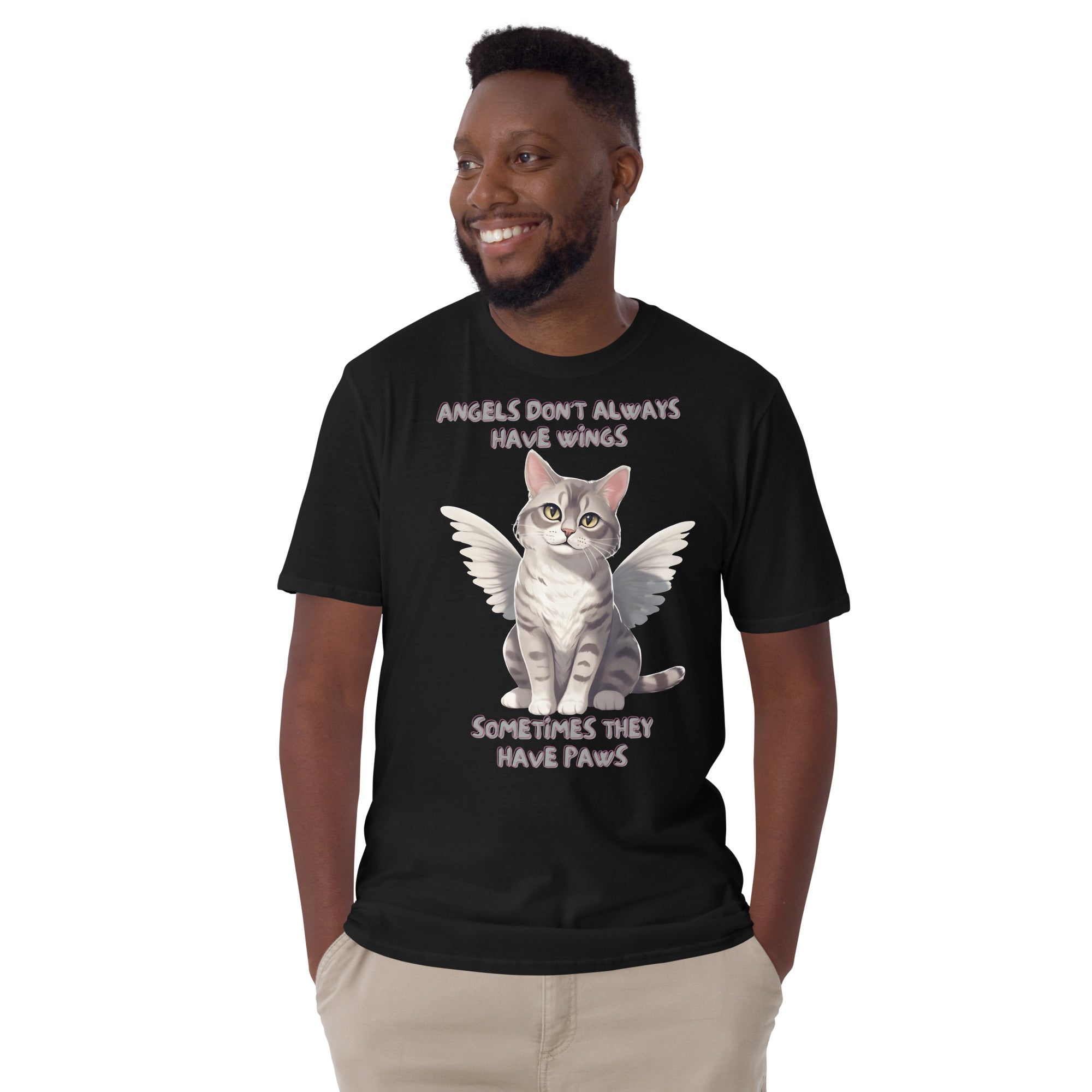 Pet Memorial | Angel Tabby Cat Unisex T-Shirt
