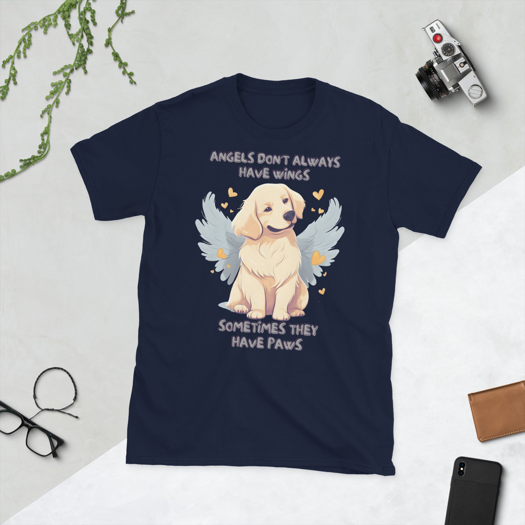 Pet Memorial | Angel Golden Retriever Unisex T-Shirt