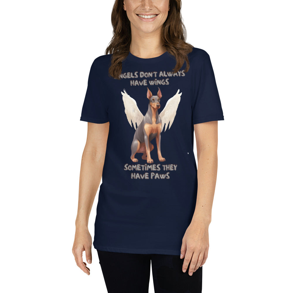 Pet Memorial | Angel Dobermann Unisex T-Shirt