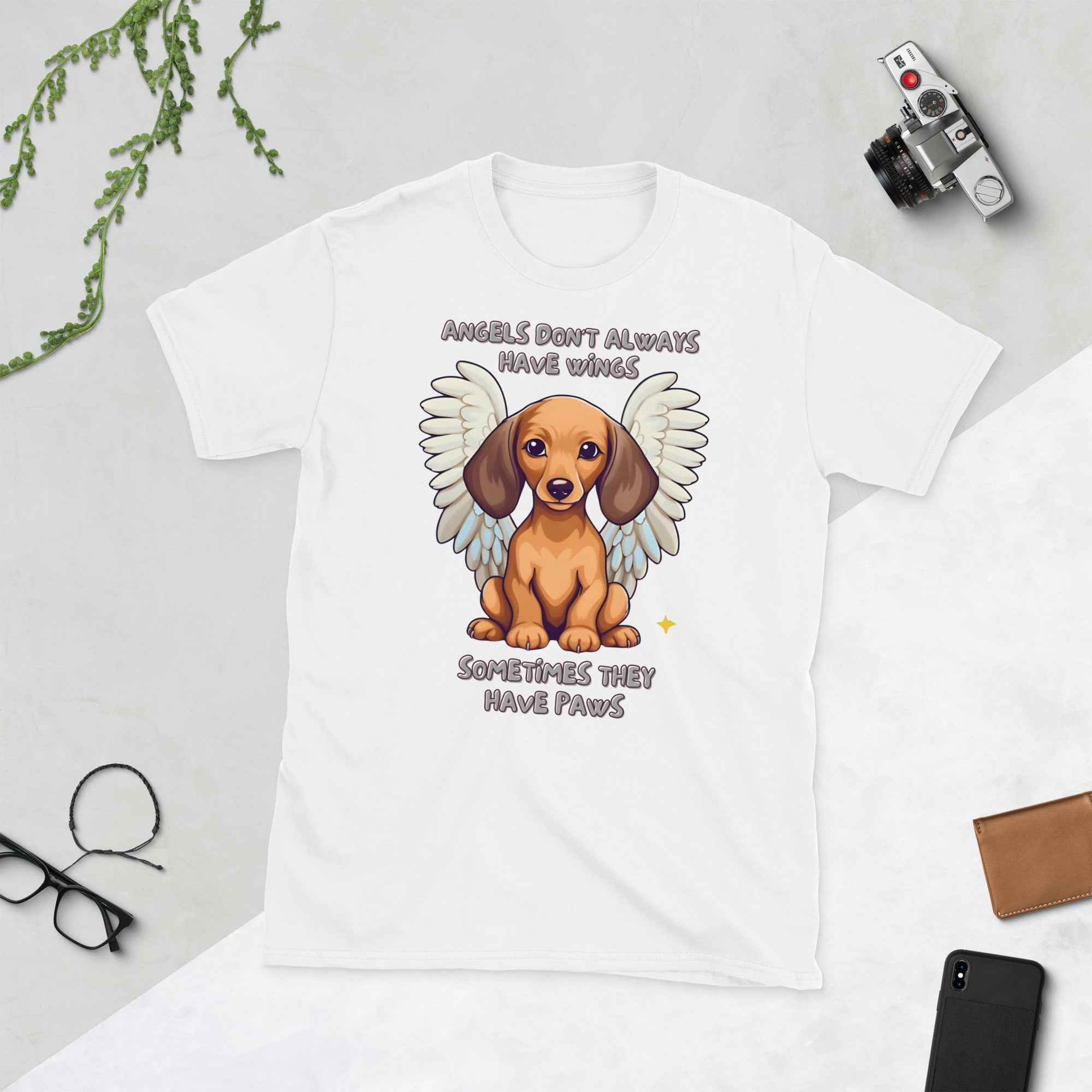 Pet Memorial | Angel Dachshund Unisex T-Shirt