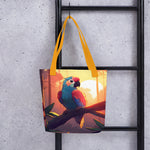 Forest Parrot Tote Bag