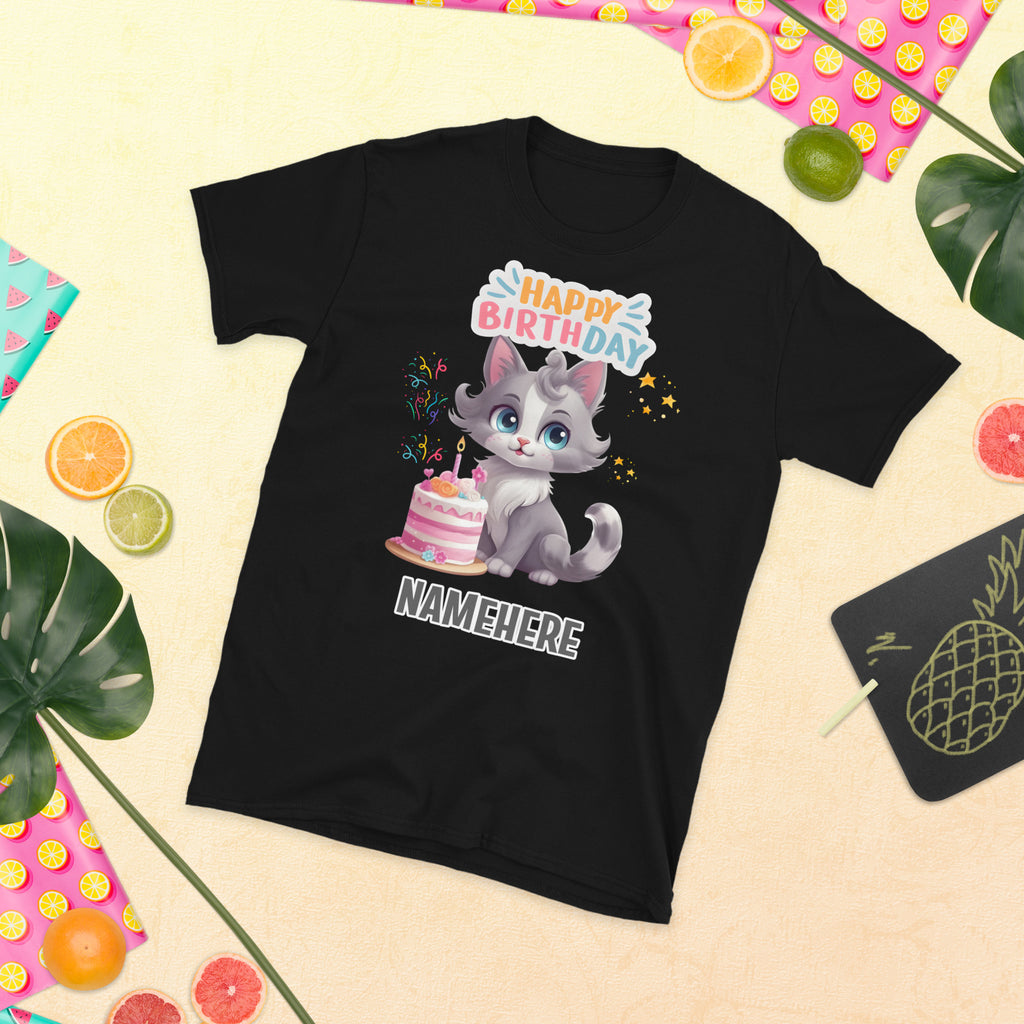 Personalized Ragdoll Cat Birthday Unisex T-Shirt